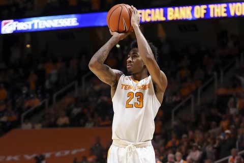 Tennessee Vols Basketball take care of Mercer Wednesday night 84-60 at Thompson-Boling Arena. (Tennessee Athletics) Tennessee Vols Basketball take care of Mercer Wednesday night 84-60 at Thompson-Boling Arena. (Tennessee Athletics)