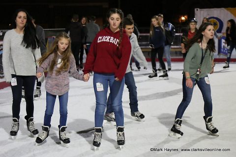 Ice Skating at the Downtown Commons