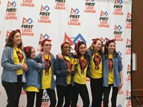 Northeast Middle "Strike" won 2nd place Overall for the Tournament. (Evelyn Bishop, Science/STEM Coordinator 9-12)