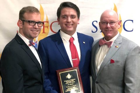 Austin Peay State University student Aristeo S. “Ari” Ruiz named SEIFC’s Gregory R. Singleton Fraternity Man of the Year.