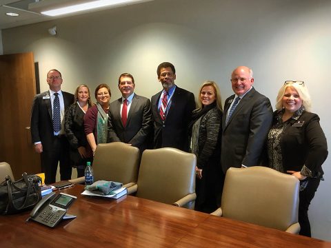 Tennessee Senator Mark Green with Clarksville Association of Realtors Members.