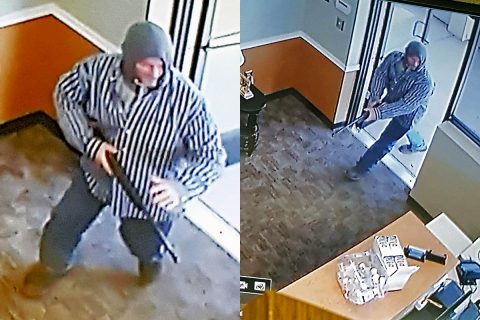 Clarksville Police are looking for the man in these photos for the robbery of Harris Pharmacy on Fort Campbell Boulevard, Monday. Clarksville Police are looking for the man in these photos for the robbery of Harris Pharmacy on Fort Campbell Boulevard, Monday.