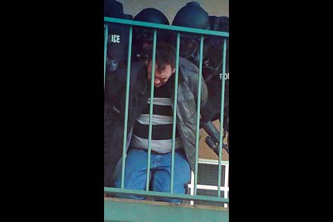 Bank of American robbery suspect Mike Rollins was taken into custody by Clarksville Police early Friday morning. (Jim Knoll, Clarksville Police) Bank of American robbery suspect Mike Rollins was taken into custody by Clarksville Police early Friday morning. (Jim Knoll, Clarksville Police)