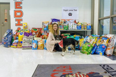 "Pisgah Loves Pets" food drive raises 2,069 pounds for local animal shelters.