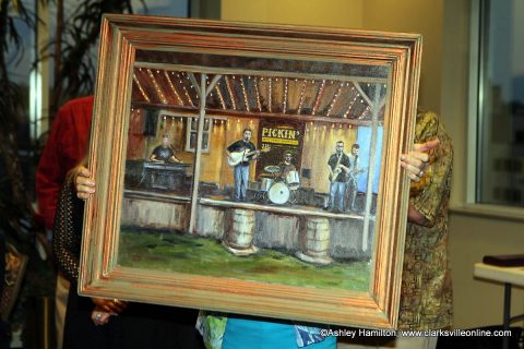 The Clarksville Downtown Artists Co-op held its annual Art Auction & Gala at F&M Bank's Franklin Room Friday evening.