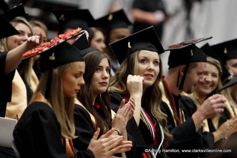 APSU held three graduation ceremonies Friday May 4th, recognizing approximately 1,300 graduates.