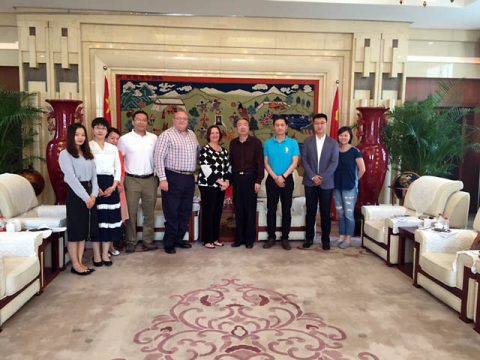 APSU professor Dr. Benita Bruster recruiting trip to China.