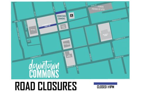 Downtown Clarksville Road Closures - June