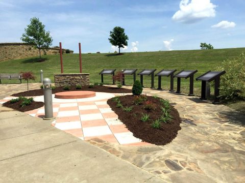 Landscape and construction are now complete at the Pat Head Summitt Legacy Plaza at Freedom Point. A bronze statue of Coach Summitt, hometown hero and legendary University of Tennessee women’s basketball coach, and an interpretative display of her life story will be dedicated at 3:00pmFriday, June 15th in Clarksville's Liberty Park.