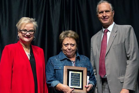 Dr. Doris Davenport, professor of nursing, received the APSU National Alumni Association