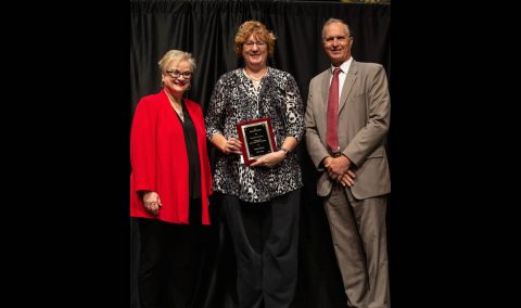  Dr. Gloria Miller, associate professor of business, received the APSU Socrates Award.