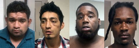 (L to R) Daniel Corona, Nelson Urias, DeAndrea Perry and Quantrez Pitts arrested in West Tennessee for selling drugs. (L to R) Daniel Corona, Nelson Urias, DeAndrea Perry and Quantrez Pitts arrested in West Tennessee for selling drugs.