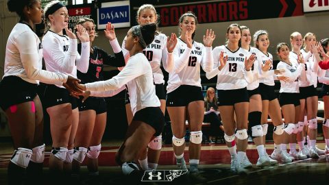 Austin Peay Women's Volleyball travel to Evansville this weekend to take part in the Dunn Hospitality Invitational. (APSU Sports Information) Austin Peay Women's Volleyball travel to Evansville this weekend to take part in the Dunn Hospitality Invitational. (APSU Sports Information)