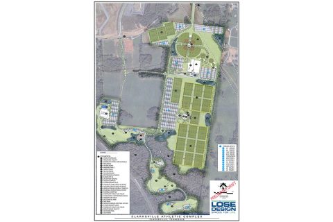 City of Clarksville Sports Complex Preliminary Site Plan