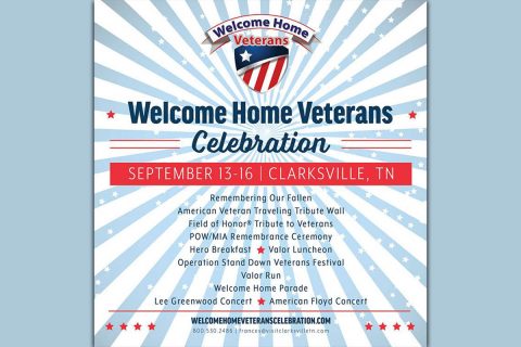 New in this years elcome Home Veterans Celebrationis Lee Greenwood, Remembering our Fallen, Hero Breakfast, & Valor Run.