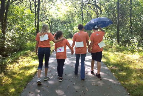 Austin Peay State University nursing students supported grieving families during the Walk to Remember event in Brentwood.