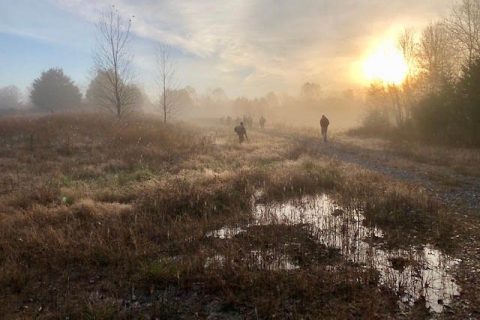 Austin Peay State University ROTC cadets march during the Bold Warrior Challenge earlier this month at Fort Knox, KY. The team finished second.