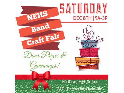 5th Annual Northeast High School Band Craft Fair to be held Saturday, December 8th