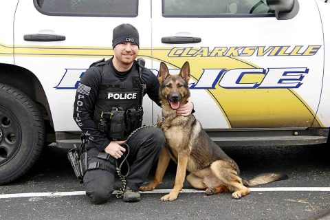 Clarksville Police Department K-9 unit is looking for facilities in the area to train in. Clarksville Police Department K-9 unit is looking for facilities in the area to train in.