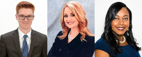 (L to R) Derek Dobbs, Brittney Doyle and Chastity Hyde promoted by First Tennessee Bank.