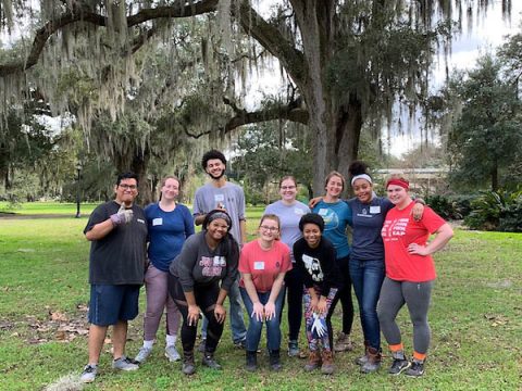 Austin Peay State University Students in New Orleans, Louisiana, working with the Audubon Nature Institute.