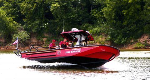 Fire boat team called to action twice in a month Fire boat team called to action twice in a month