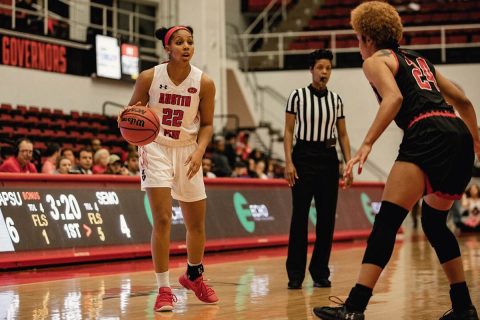 Austin Peay Women's Basketball defeats Southeast Missouri at the Dunn Center 56-54 for their third win in a row. (APSU Sports Information) Austin Peay Women's Basketball defeats Southeast Missouri at the Dunn Center 56-54 for their third win in a row. (APSU Sports Information)