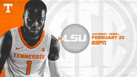 Tennessee Men's Basketball plays LSU this Saturday at the Pete Maravich Assembly Center. (UT Athletics) Tennessee Men's Basketball plays LSU this Saturday at the Pete Maravich Assembly Center. (UT Athletics)