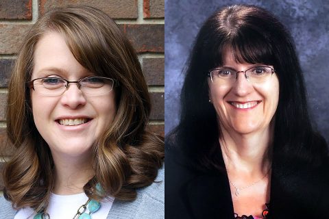 Clarksville-Montgomery County School System music teachers (L to R) Denise Rives and Robin Johnston to be honored by the CMA Foundation.