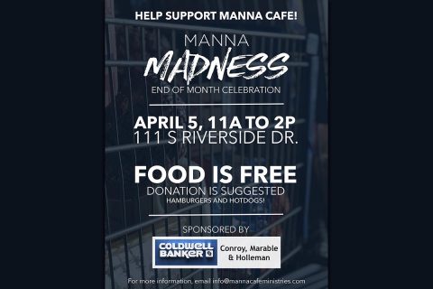 Manna Madness Cookout set for April 5th.