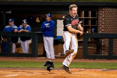 Austin Peay Baseball gets walkoff win over Morehead State Friday night at Raymond C. Hand Park. (APSU Sports Information) Austin Peay Baseball gets walkoff win over Morehead State Friday night at Raymond C. Hand Park. (APSU Sports Information)