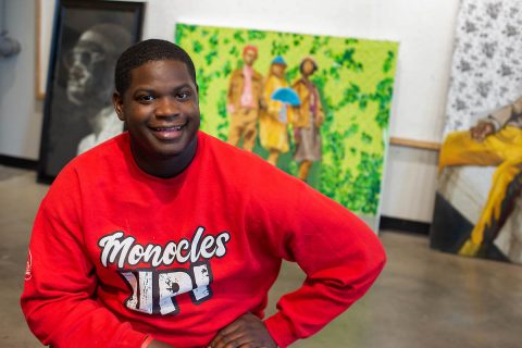 Khari Turner is one of two Austin Peay State University art graduates attending the Chautauqua Institution School of Art this summer. (APSU)