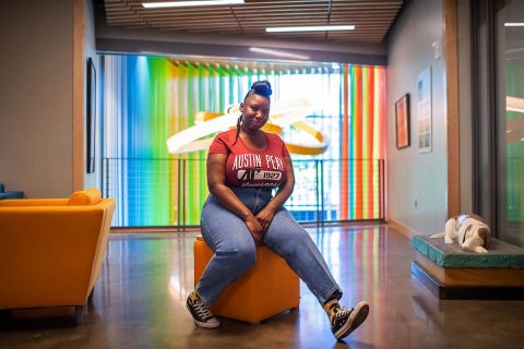 Ashanté Kindle is one of two Austin Peay State University art graduates attending the Chautauqua Institution School of Art this summer. (APSU)