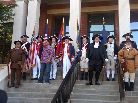 Annual reading of The Declaration of Independence to be held on the steps of the Montgomery County Courthouse, July 4th.