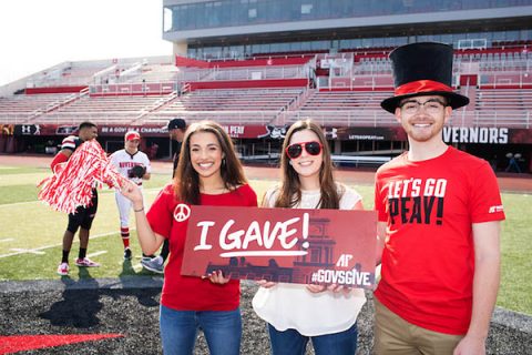 Austin Peay State University's GovsGive campaign surpassed its goal for the third consecutive year, collecting $225,000. (APSU)