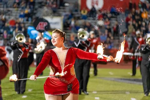 Austin Peay State University featured twirler Izzy Melvin. (APSU)