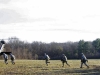 Soldiers from 58th Signal Company, 101st Special Troops Battalion, 101st Airborne Division (Air Assault) run towards the aircraft in order to get transported to training area 5 on Fort Campbell, Ky., to begin phase two of their field training exercise, March 14, 2016. (U.S. Army Sgt. Neysa Canfield, 101st Sustainment Brigade Public Affairs)