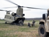 Soldiers with 3rd Battalion, 187th Infantry Regiment, 3rd Brigade Combat Team, Rakkasans, 101st Airborne Division (Air Assault), secure Landing Zone Red Crow during the full dress rehearsal for Operation Golden Eagle here April 8, 2014.  (Photo by Staff Sgt. Joel Salgado, 3rd BCT Public Affairs)
