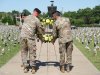 During this event, 101st Airborne Division (Air Assault) soldiers and veterans take part in the memorial ceremony, honoring the veterans and fallen Soldiers of the 101st. (U.S. Army, Spc. Jordy Harris)