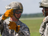 Sgt. Michael Brown, a maintenance and recovery section leader for the 584th Support Maintenance Company, 129th Combat Sustainment Support Battalion, 101st Sustainment Brigade, 101st Airborne Division, reviews sling load procedures during a training exercise Sept. 3 at Fort Campbell, Ky.  (U.S. Army photo by Sgt. Leejay Lockhart, 101st Sustainment Brigade Public Affairs)