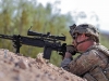 Soldier with 1st Battalion, 26th Infantry Regiment, 2nd Brigade Combat Team, 101st Airborne Division, from Fort Campbell, Kentucky, participates in a live fire exercise during Network Integration Evaluation 17.2, July 14, Dona Ana Range Complex, New Mexico. 2nd BCT, 101st ABN DIV is the first rotational unit to participate in NIE. (Sgt. Maricris C. McLane)