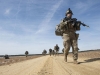 U.S. Army Soldiers from the 101st Airborne Division make their way towards the woods for cover after debarking a UH-60 Black Hawk as they attempt to sieze an airfield during a mobilty exercise called WAREX at Joint Base McGuire-Dix-Lakehurst, N.J., March 13, 2017. (U.S. Air Force Tech. Sgt. Gustavo Gonzalez)