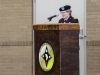 Lt. Gen. Karen Dyson, the Military Deputy to the Assistant Secretary of the Army (Financial Management and Comptroller), speaks to the audience, June 25, 2017, during the memorial rededication ceremony at the Defense Military Pay Office on Fort Campbell, Kentucky. Dyson was the guest speaker during the ceremony, which was conducted in honor of Capt. Luis A. Avillan and Staff Sgt. Michael A. Murray, who were part of the Fort Campbell finance team, who passed during the Gander plane crash on Dec. 12, 1985, during their return from a peace keeping mission in Sinai, Egypt. (Sgt. Neysa Canfield/101st SBDE Public Affairs)