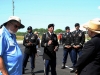 Capt. Colin Jones (middle), Alpha Company, 1st Battalion, 506th Infantry Regiment, 1st Brigade Combat Team, 101st Airborne Division (Air Assault) explains the significance of the Alpha company memorial to his soldiers on May 13, 2016 at the battalion’s Distinguished and Honorary Member of the Regiment induction ceremony. Alpha company is the only company on Fort Campbell to have a memorial dedicated strictly to a unit. (Staff Sgt. Jesse Anderla, 1st Brigade Combat Team, 101st Airborne Division (Air Assault) Public Affairs)