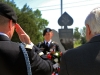 Lt. Col. Buddy Ferris, left, 1st Battalion, 506th Infantry Regiment, 1st Brigade Combat Team, 101st Airborne Division (Air Assault) commander, and Honorary Colonel of the Regiment Col. (Ret) Richard Seitz, right, render honors to the fallen members of the 506th during the Distinguished and Honorary Member of the Regiment induction ceremony May 13, 2016. The ceremony was part of a three-day event held by 1st Bn. 506th Inf Regt. that coincided with the “Currahee” Reunion. (Staff Sgt. Jesse Anderla, 1st Brigade Combat Team, 101st Airborne Division (Air Assault) Public Affairs)