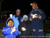 A family with their hot chocolate.