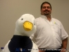 Shane Grimes was on hand recruiting for AFLAC