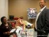 Tyrone Taylor speaking with Freda O\'neal from B&F Marketing