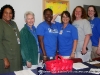 Student Denise Robinson with Draughons Staff members Lorda Bolton,  Sharon Thomas, Belinda Dozier, and Lacey Shrewsbury