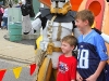 Posing with a storm trooper